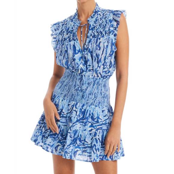 ALLISON NEW YORK Dresses & Skirts - NEW ALLISON NEW YORK tracy mini skirt in blue floral